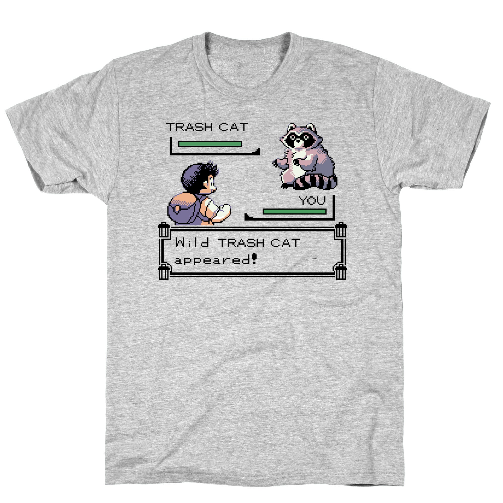 Wild Trash Cat Appears! T-Shirt