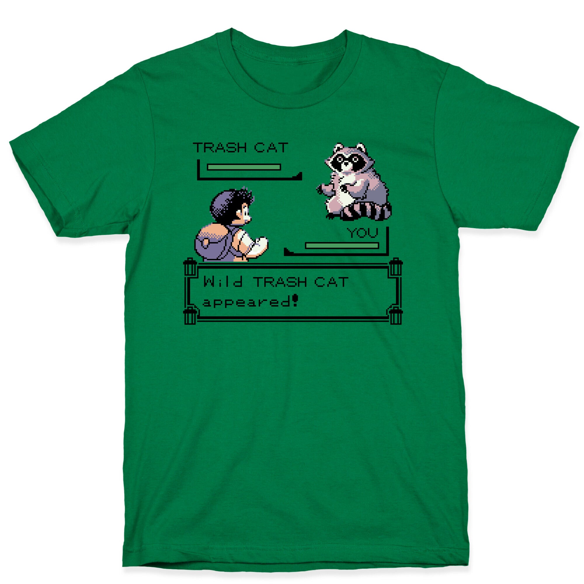 Wild Trash Cat Appears! T-Shirt