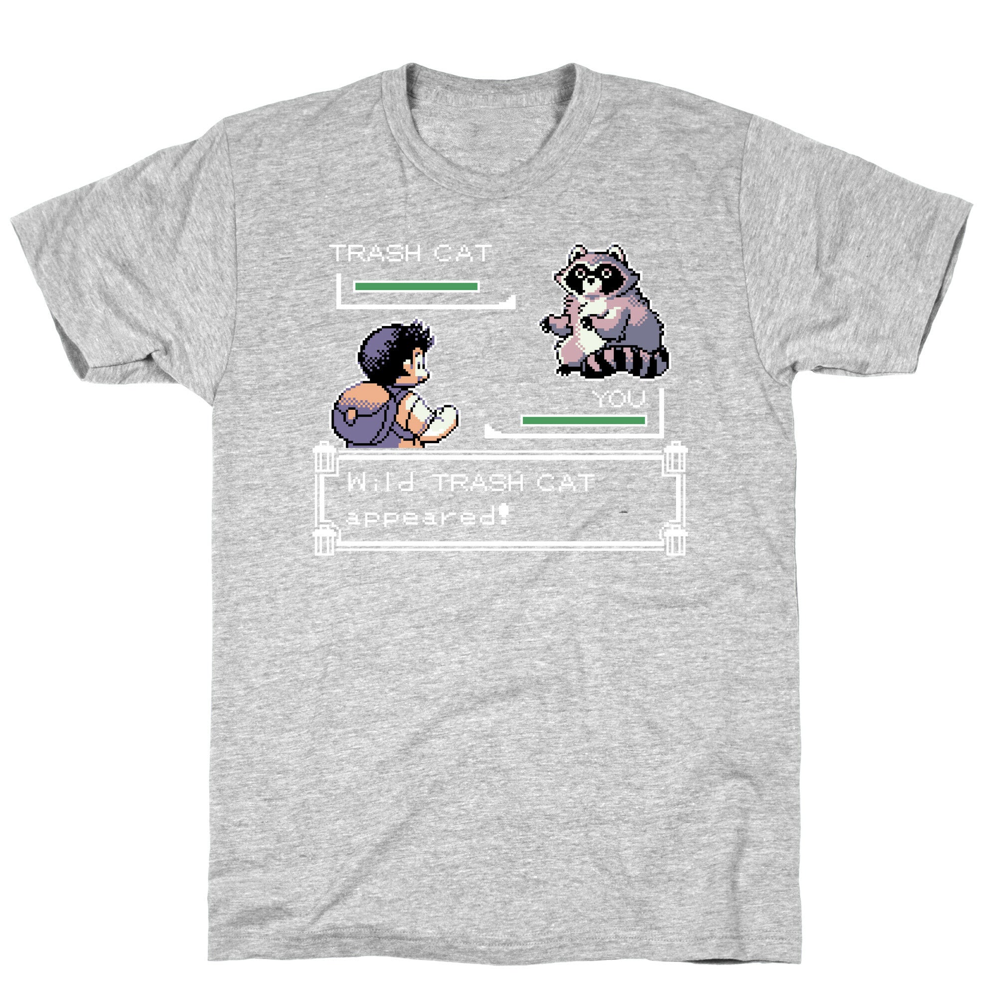 Wild Trash Cat Appears! T-Shirt