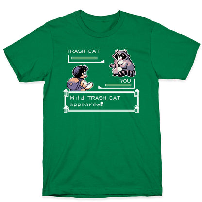 Wild Trash Cat Appears! T-Shirt