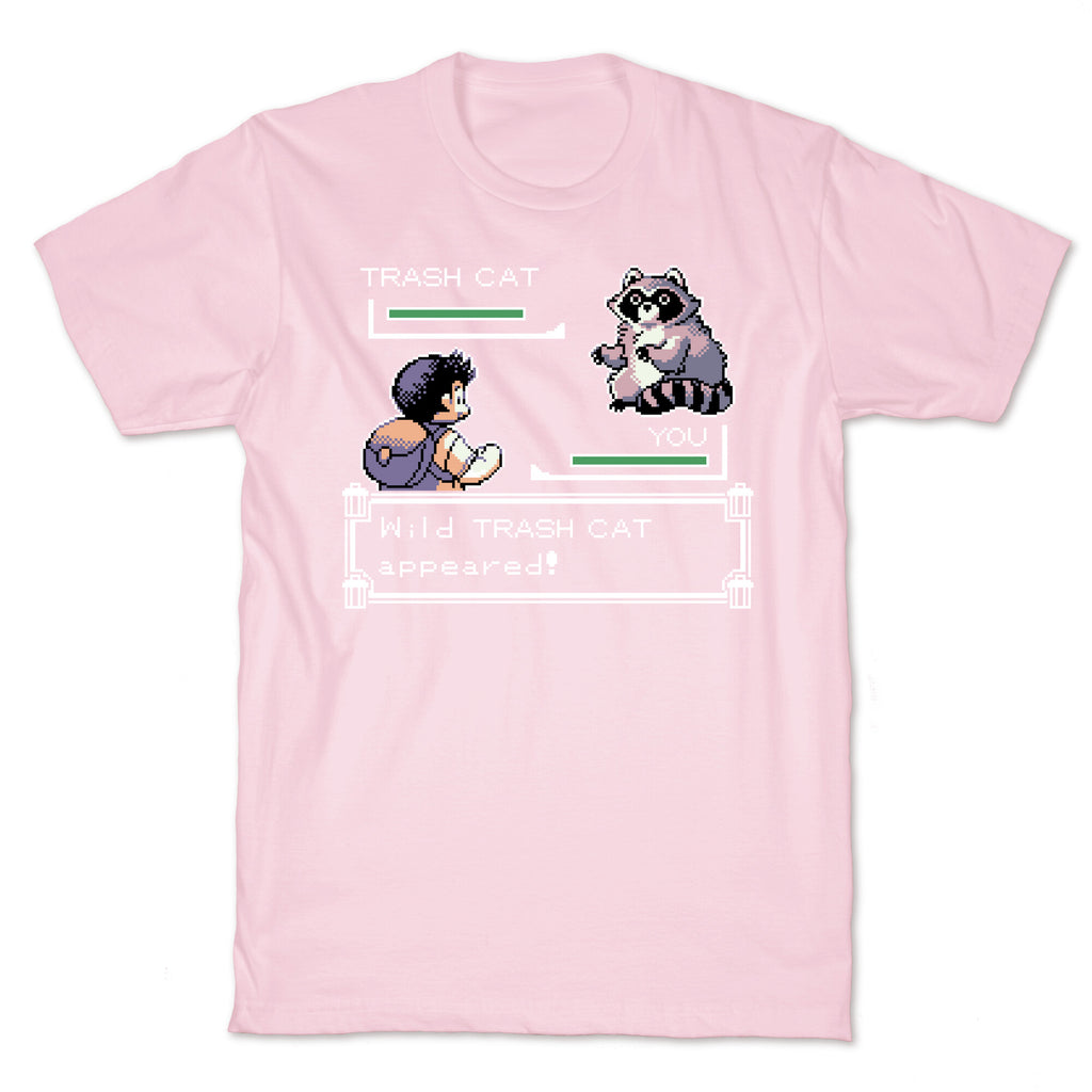 Wild Trash Cat Appears! T-Shirt