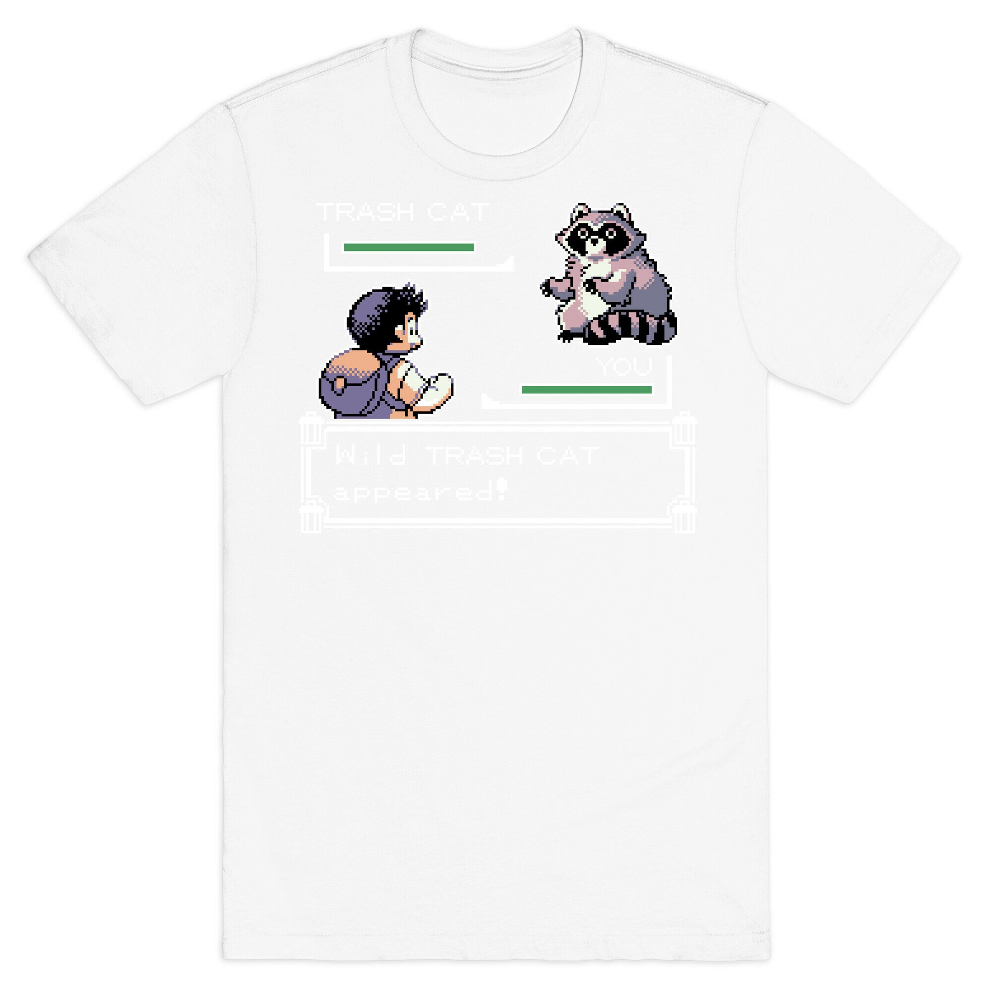 Wild Trash Cat Appears! T-Shirt