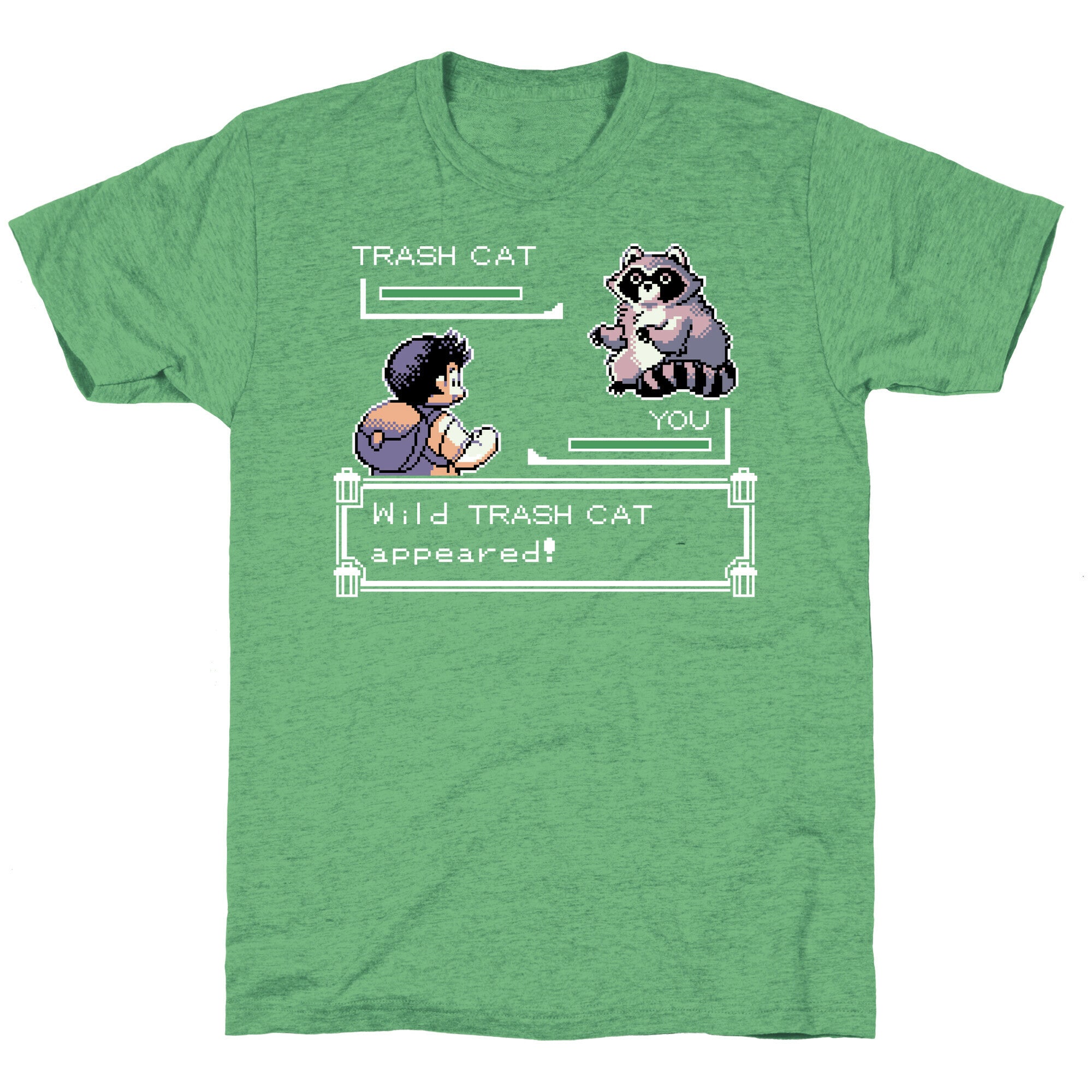 Wild Trash Cat Appears! Unisex Triblend Tee