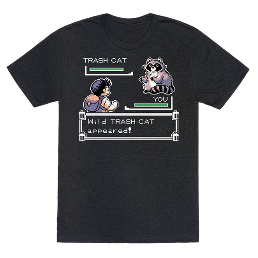 Wild Trash Cat Appears! Unisex Triblend Tee