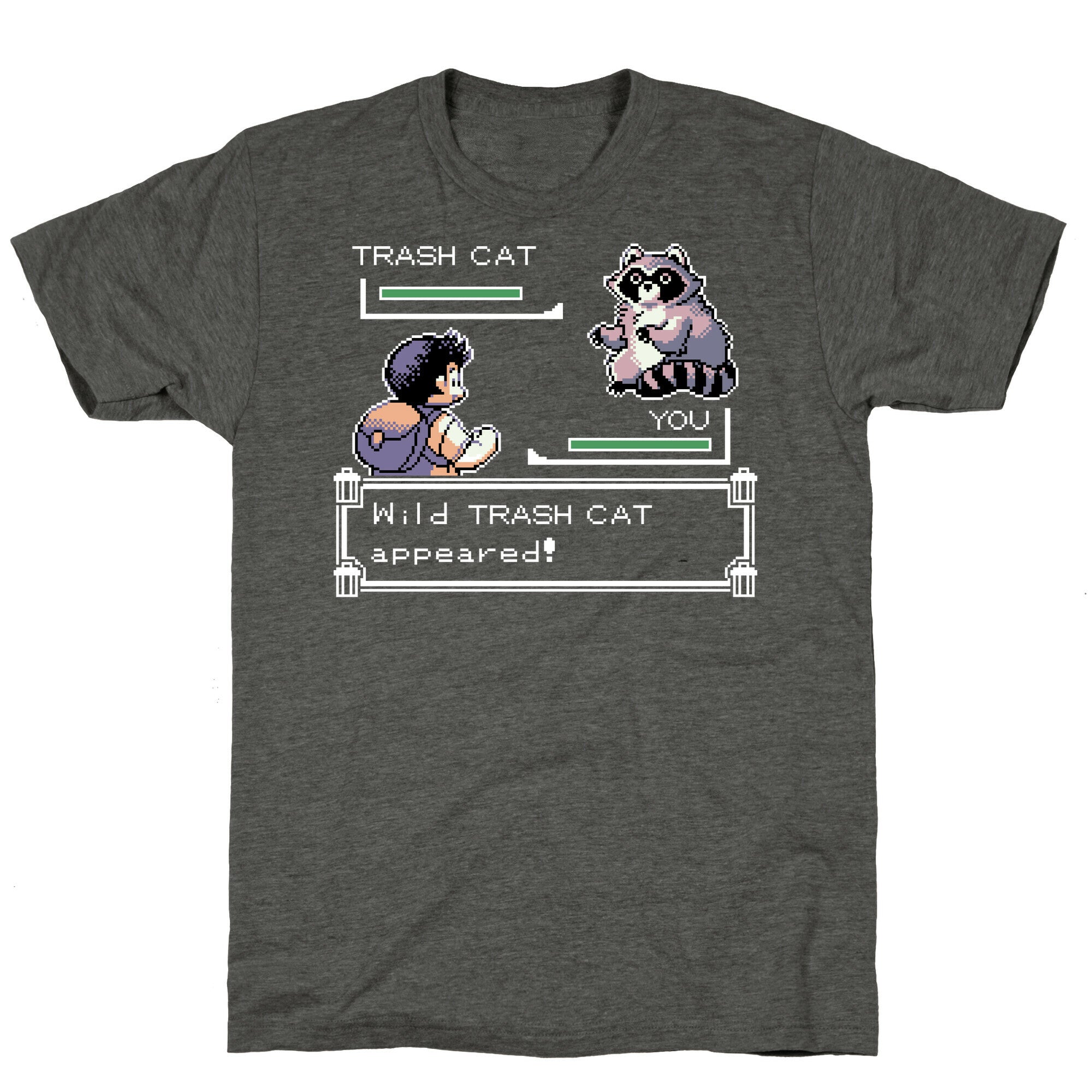 Wild Trash Cat Appears! Unisex Triblend Tee