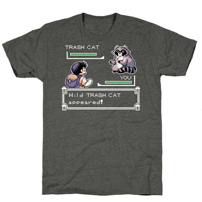 Wild Trash Cat Appears! Unisex Triblend Tee