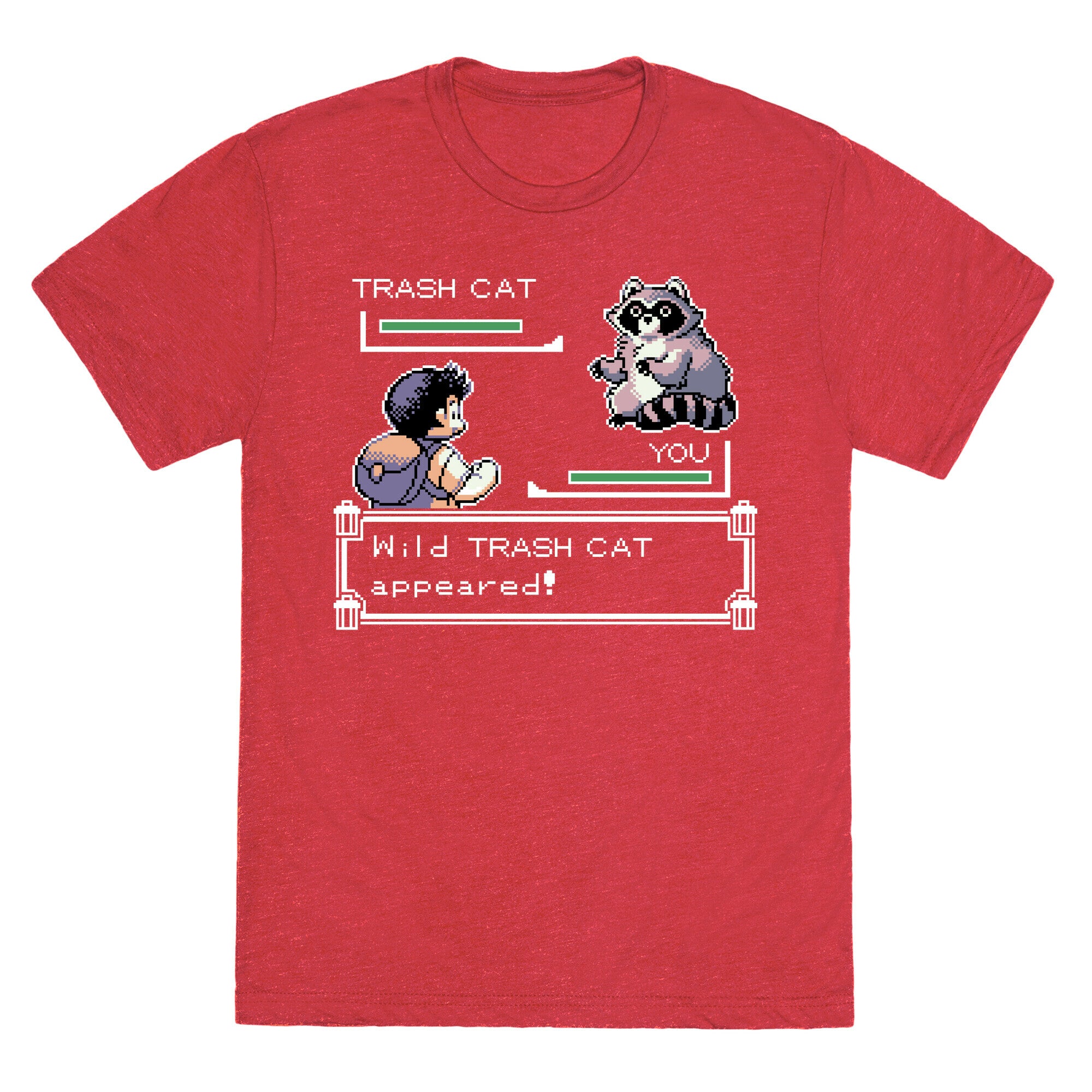 Wild Trash Cat Appears! Unisex Triblend Tee