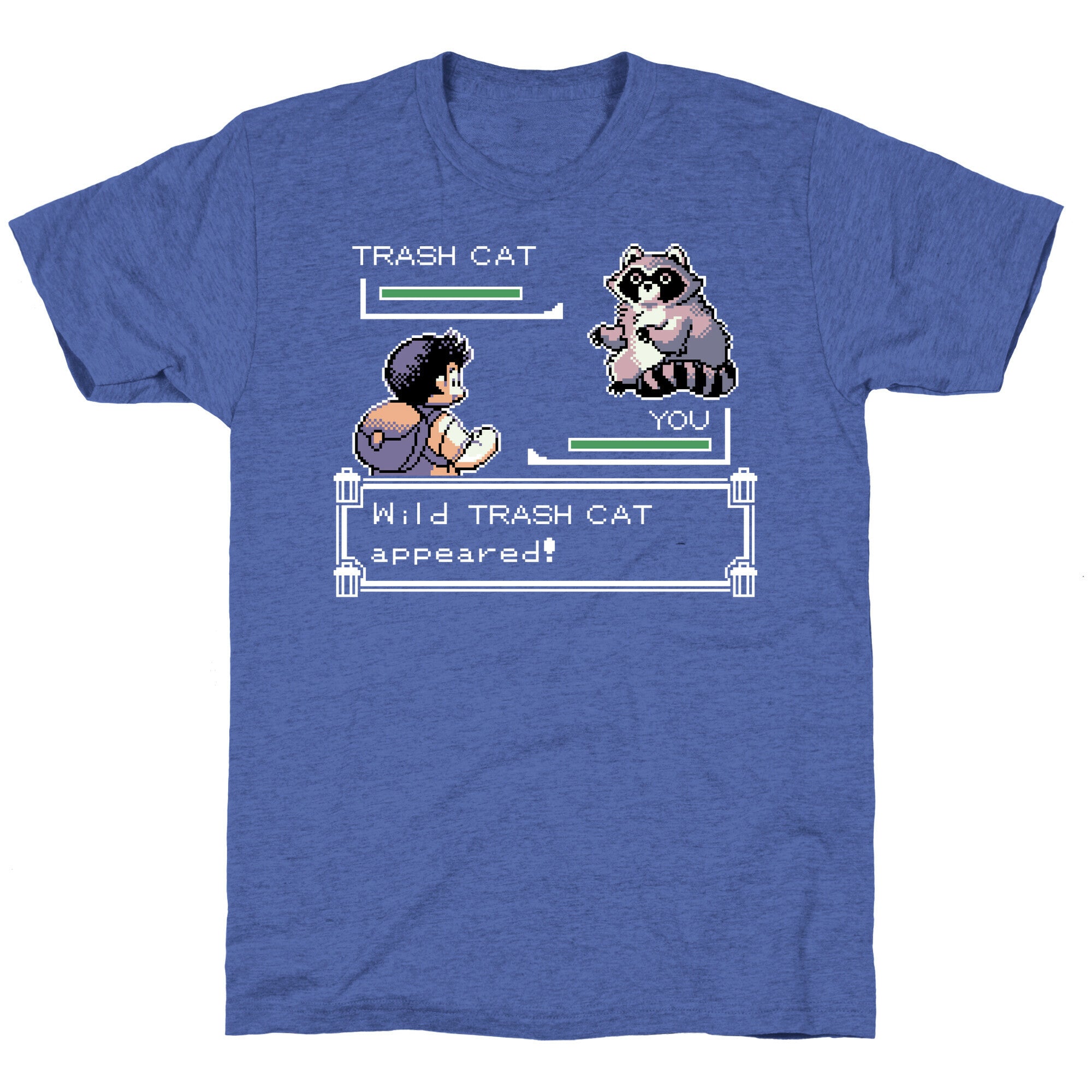 Wild Trash Cat Appears! Unisex Triblend Tee