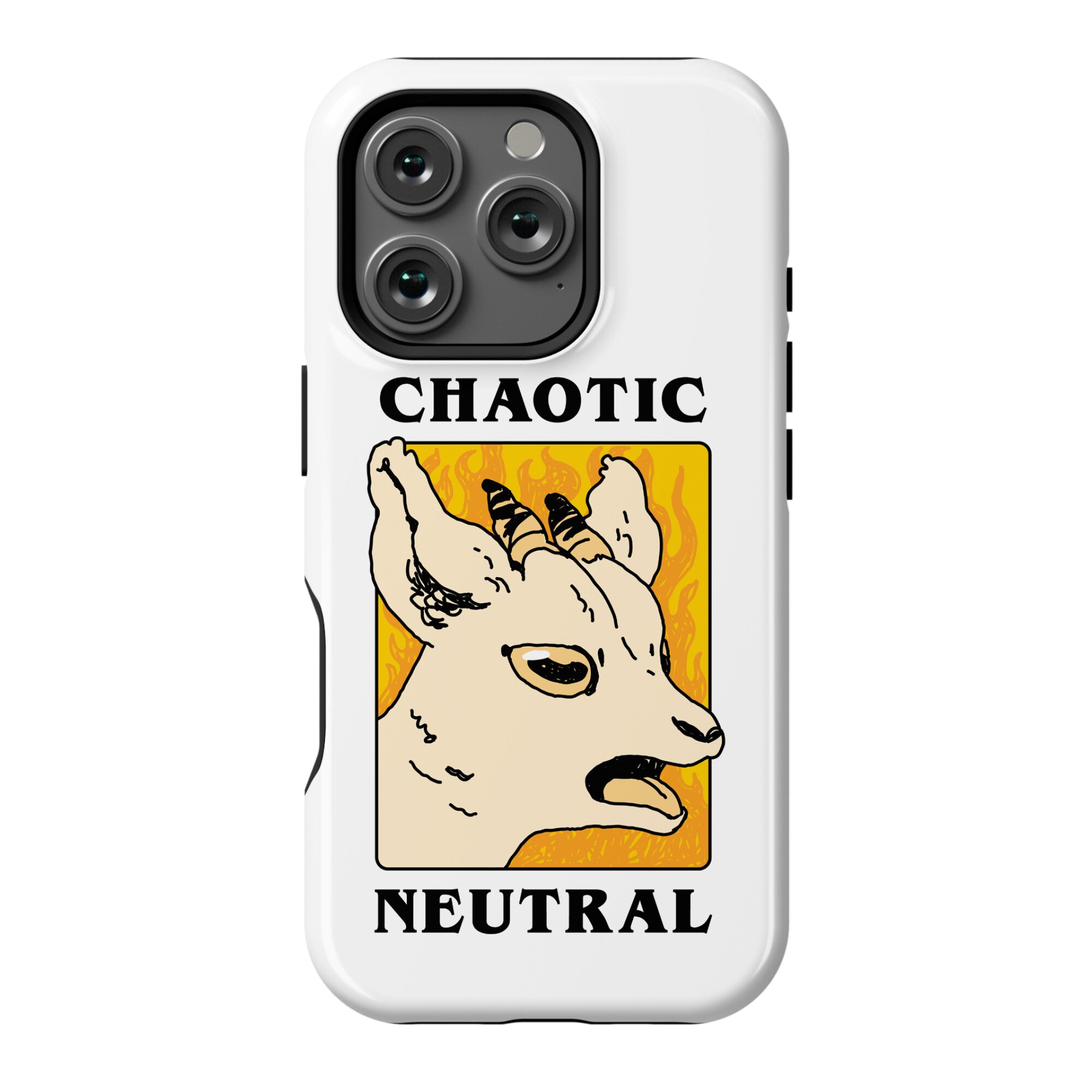 Chaotic Neutral Goat Phone Case