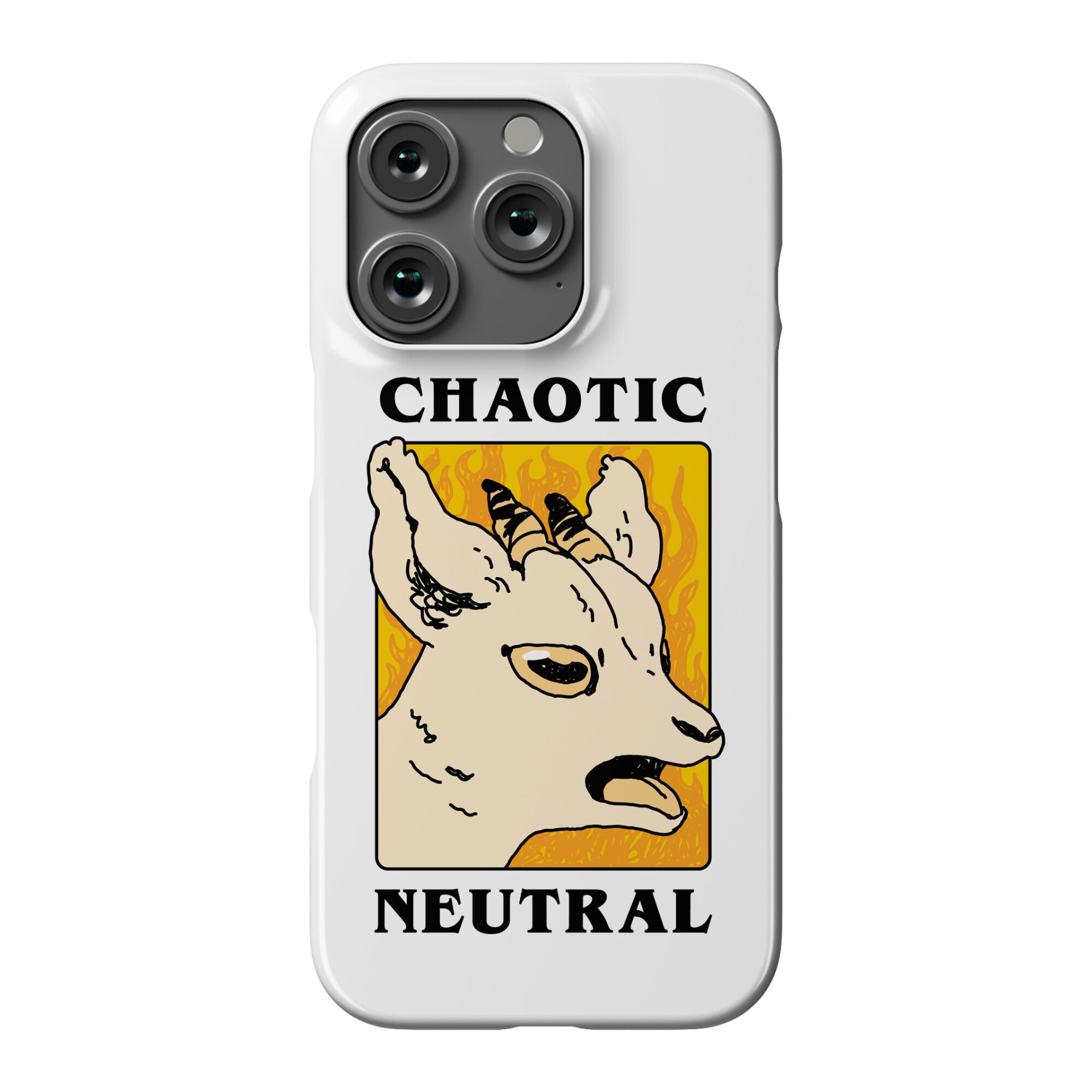 Chaotic Neutral Goat Phone Case