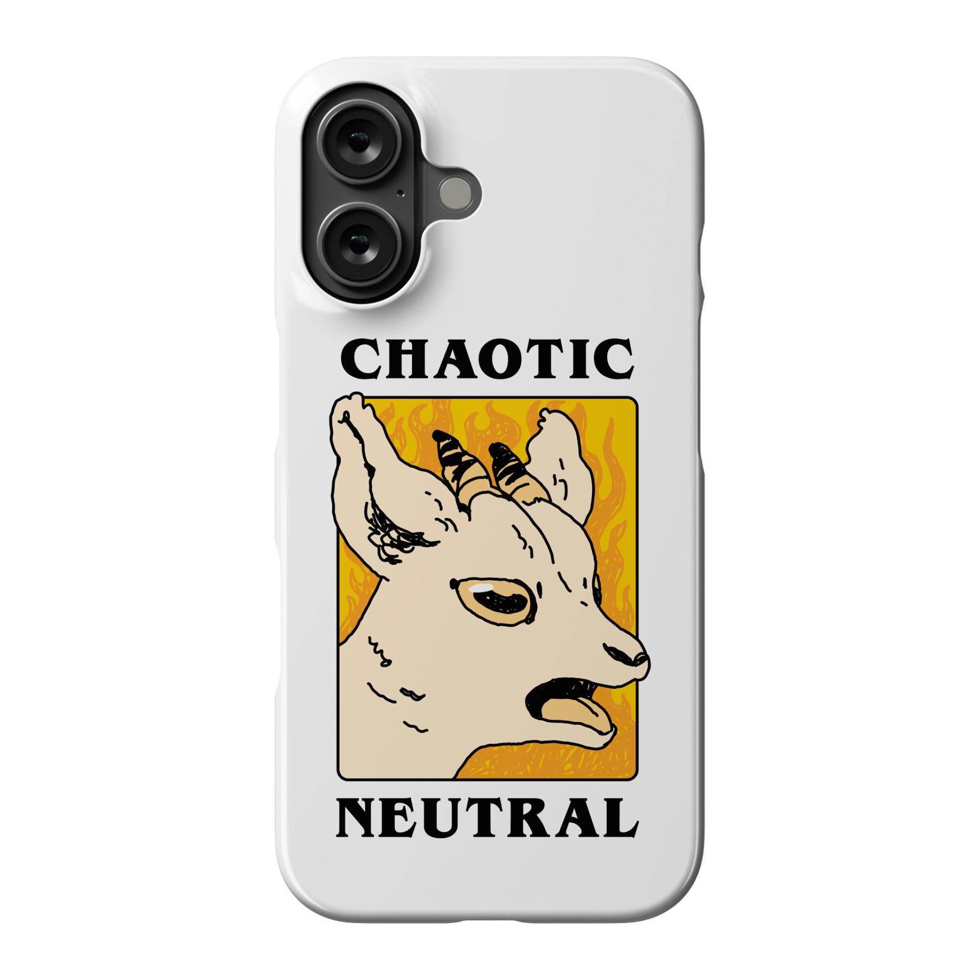 Chaotic Neutral Goat Phone Case