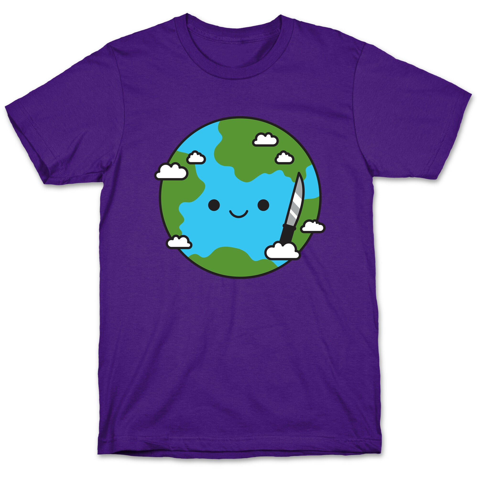 Earth with Knife T-Shirt