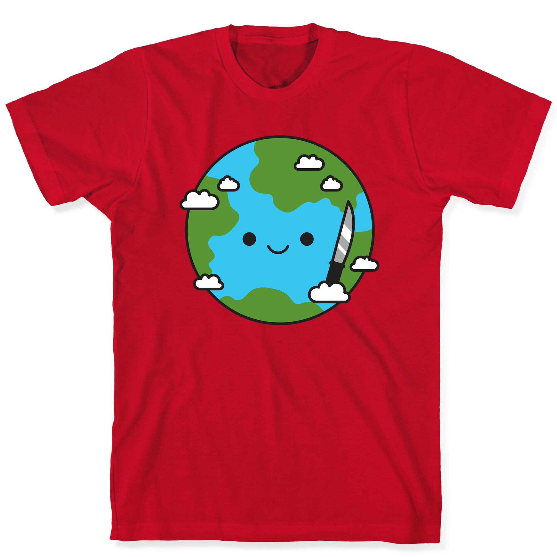 Earth with Knife T-Shirt