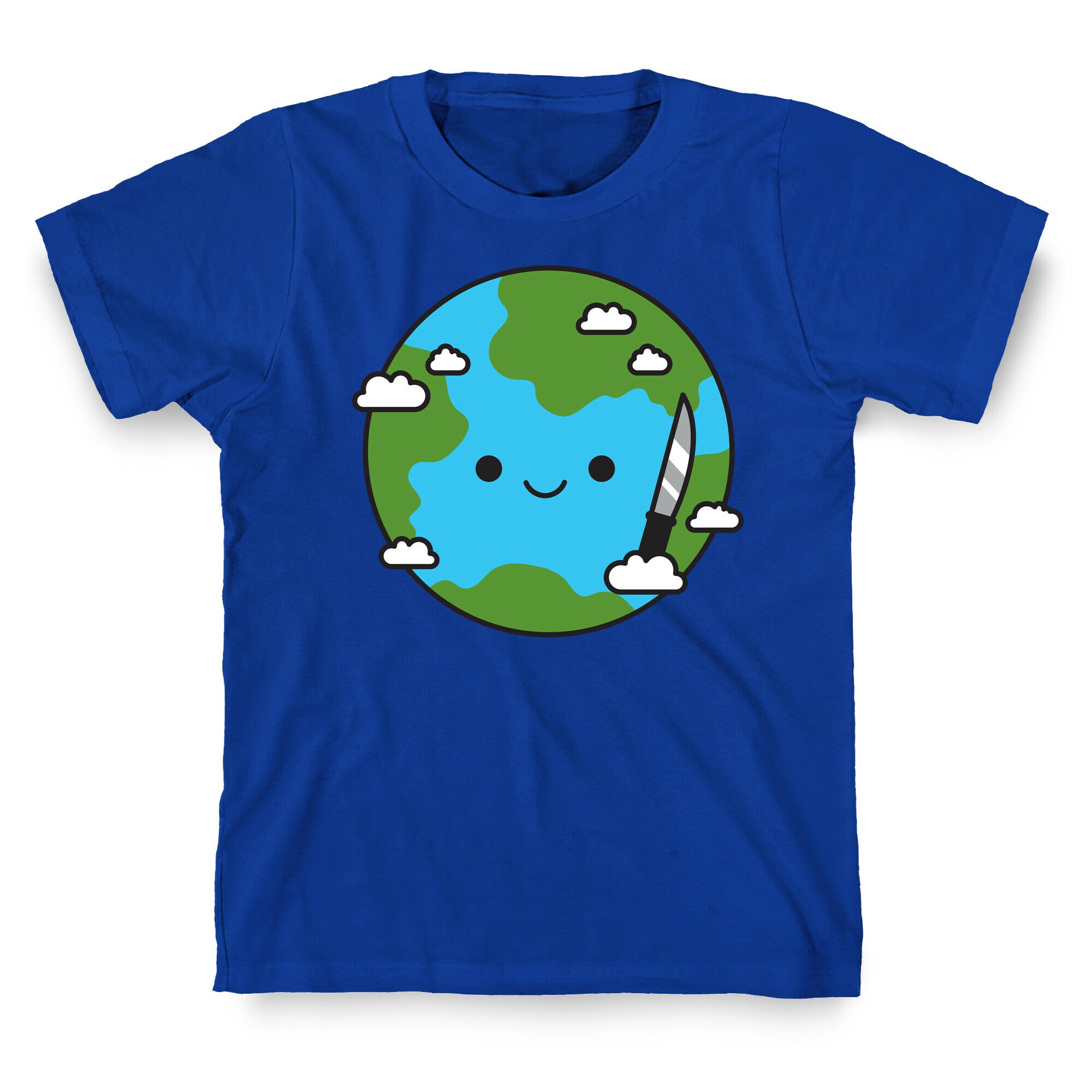 Earth with Knife T-Shirt