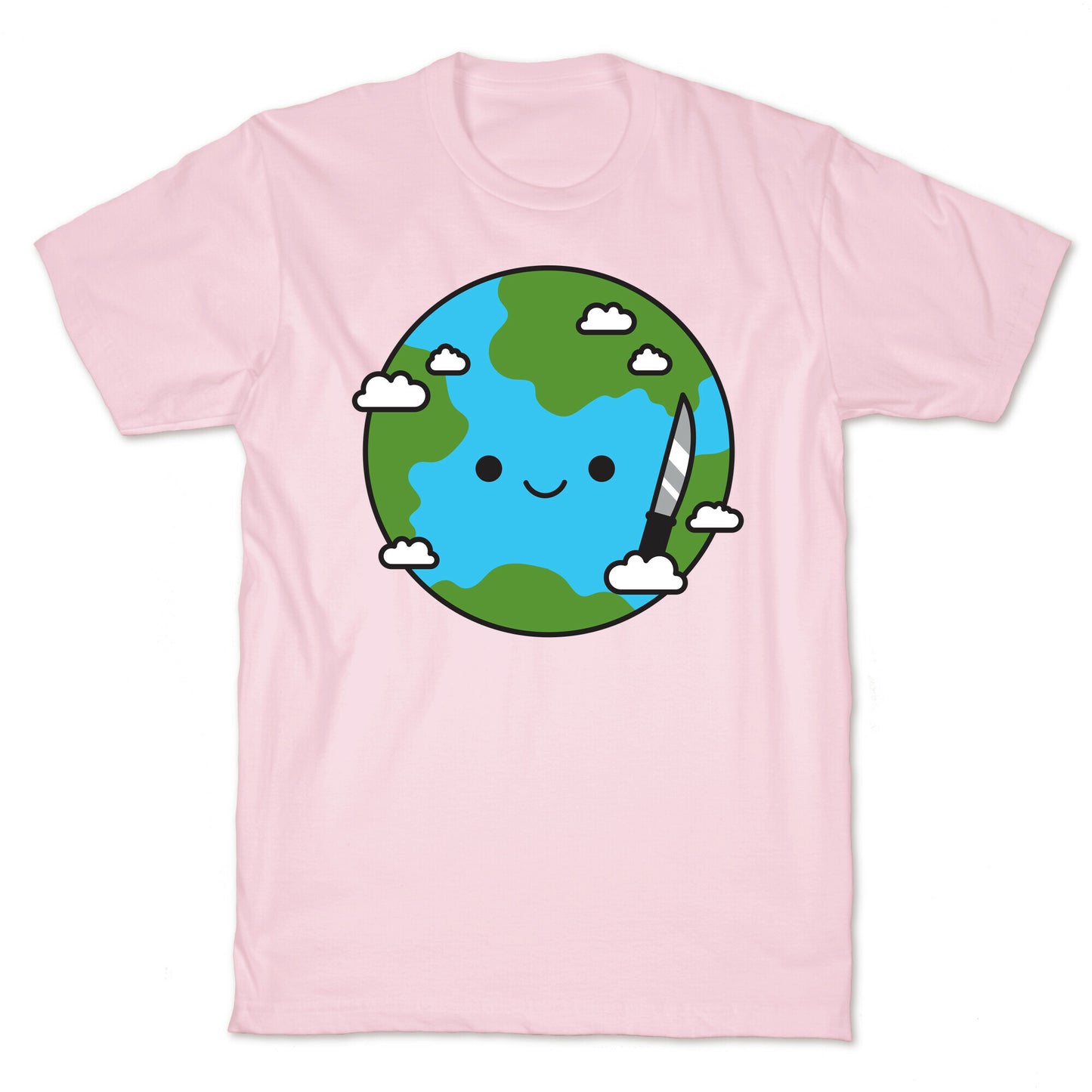 Earth with Knife T-Shirt