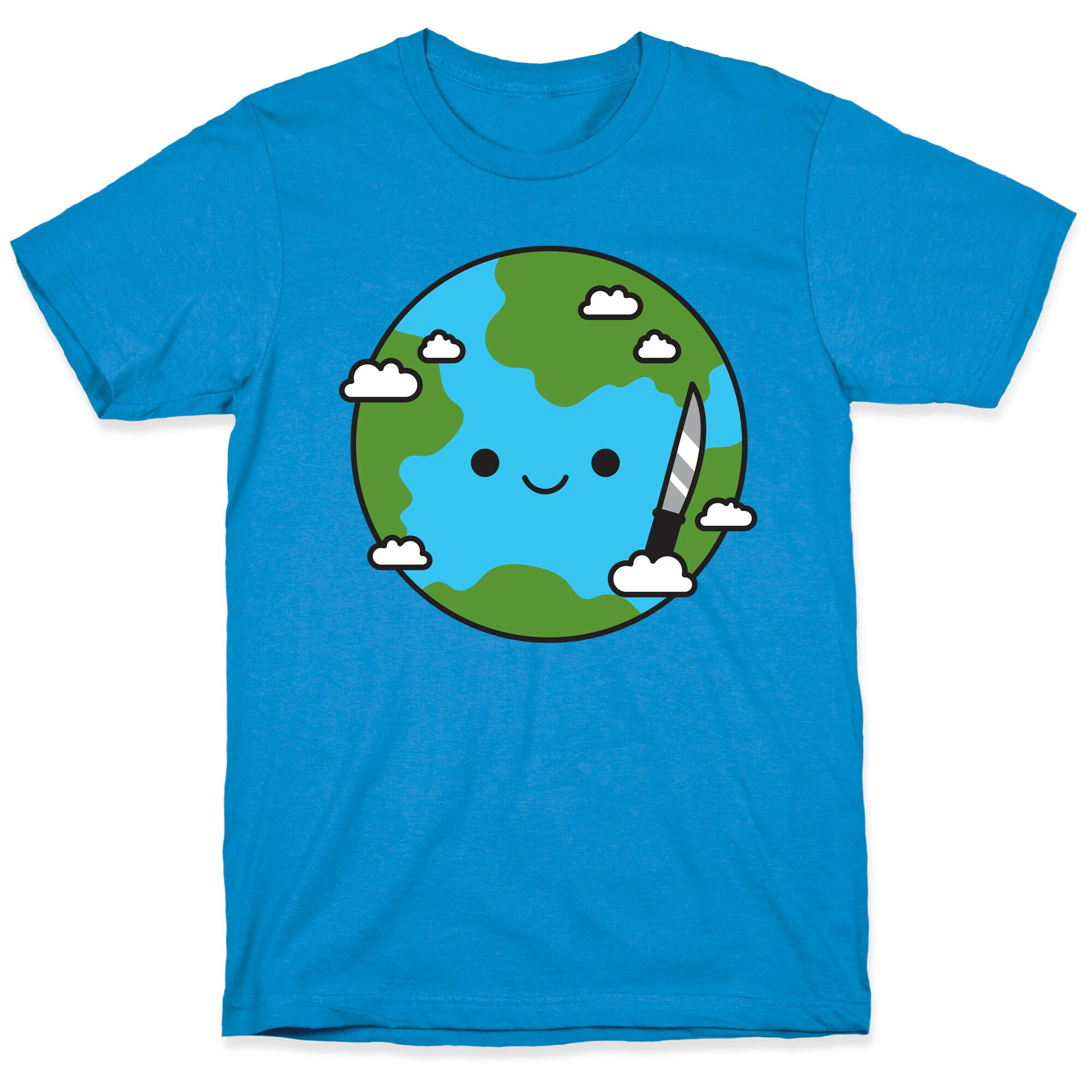 Earth with Knife T-Shirt