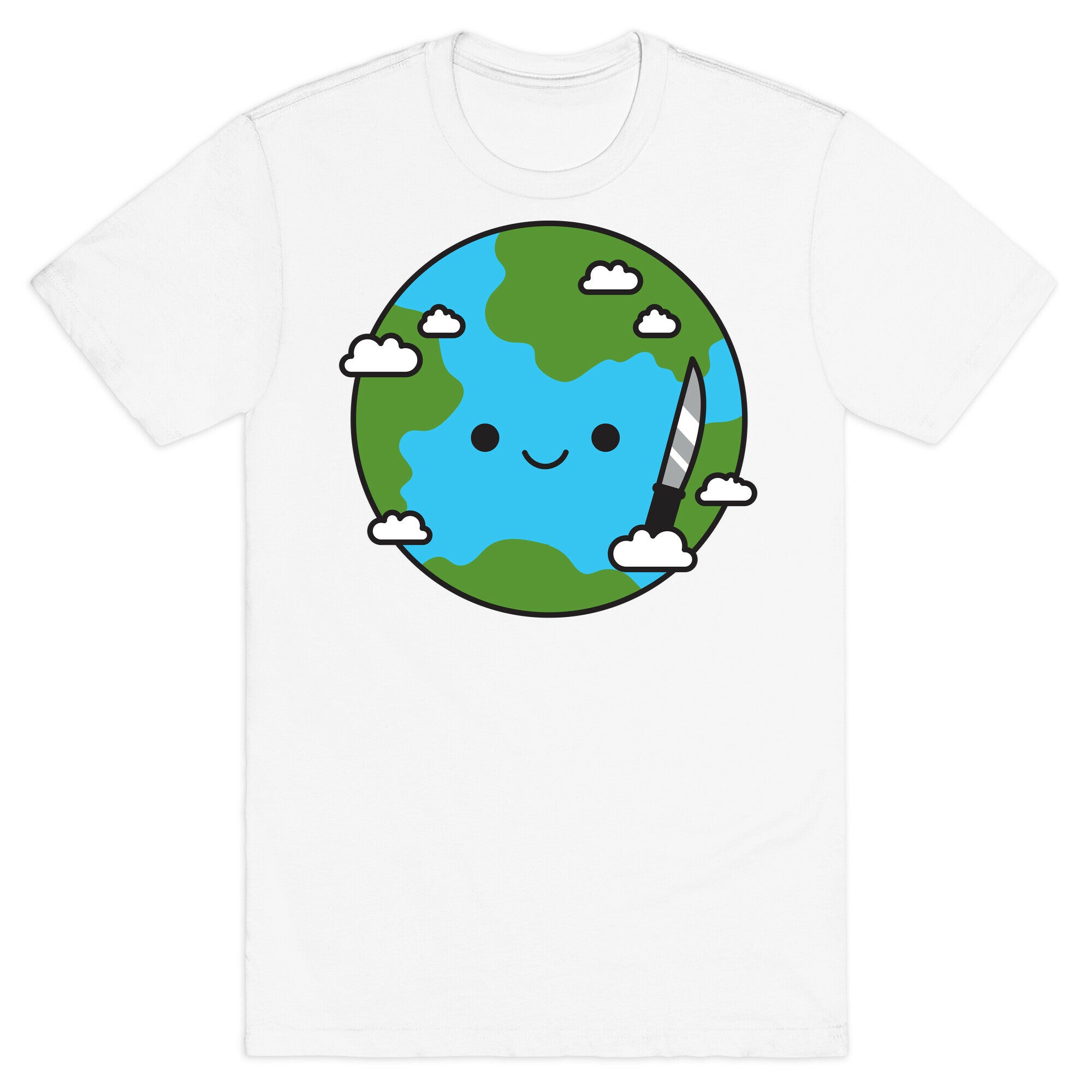 Earth with Knife T-Shirt