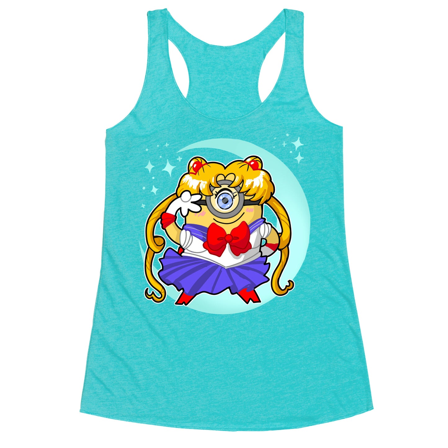 Sailor Moonion Textless Racerback Tank