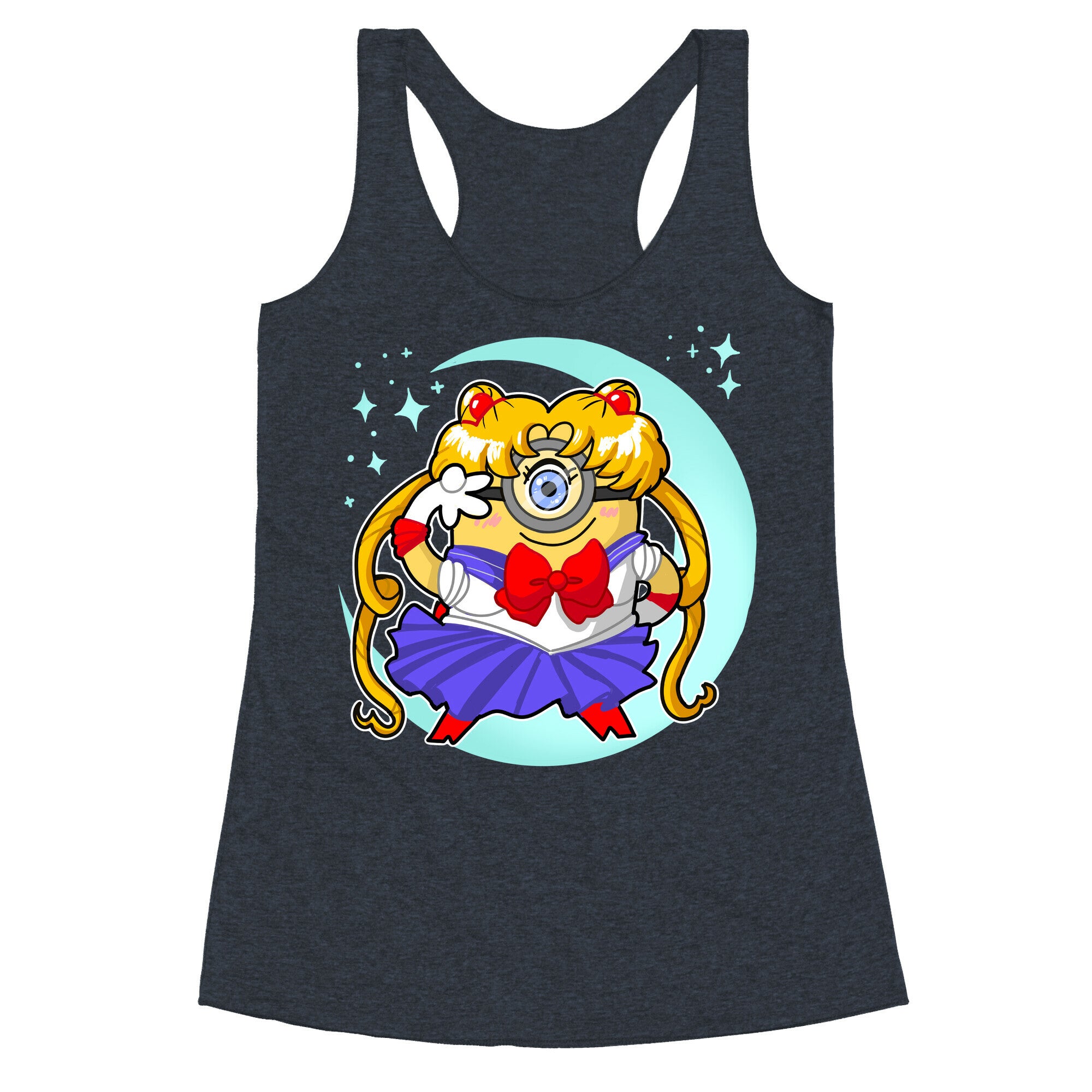 Sailor Moonion Textless Racerback Tank