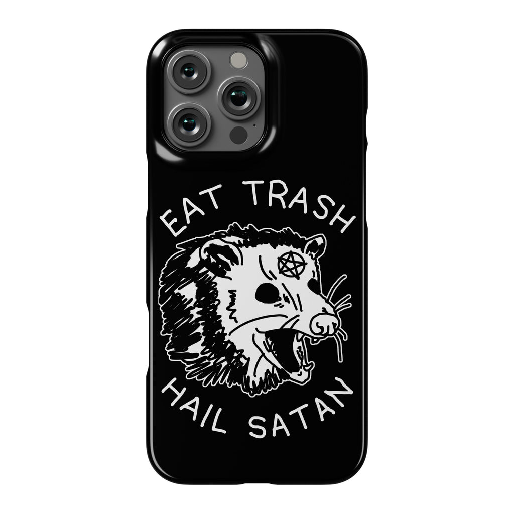 Eat Trash Hail Satan Possum Phone Case
