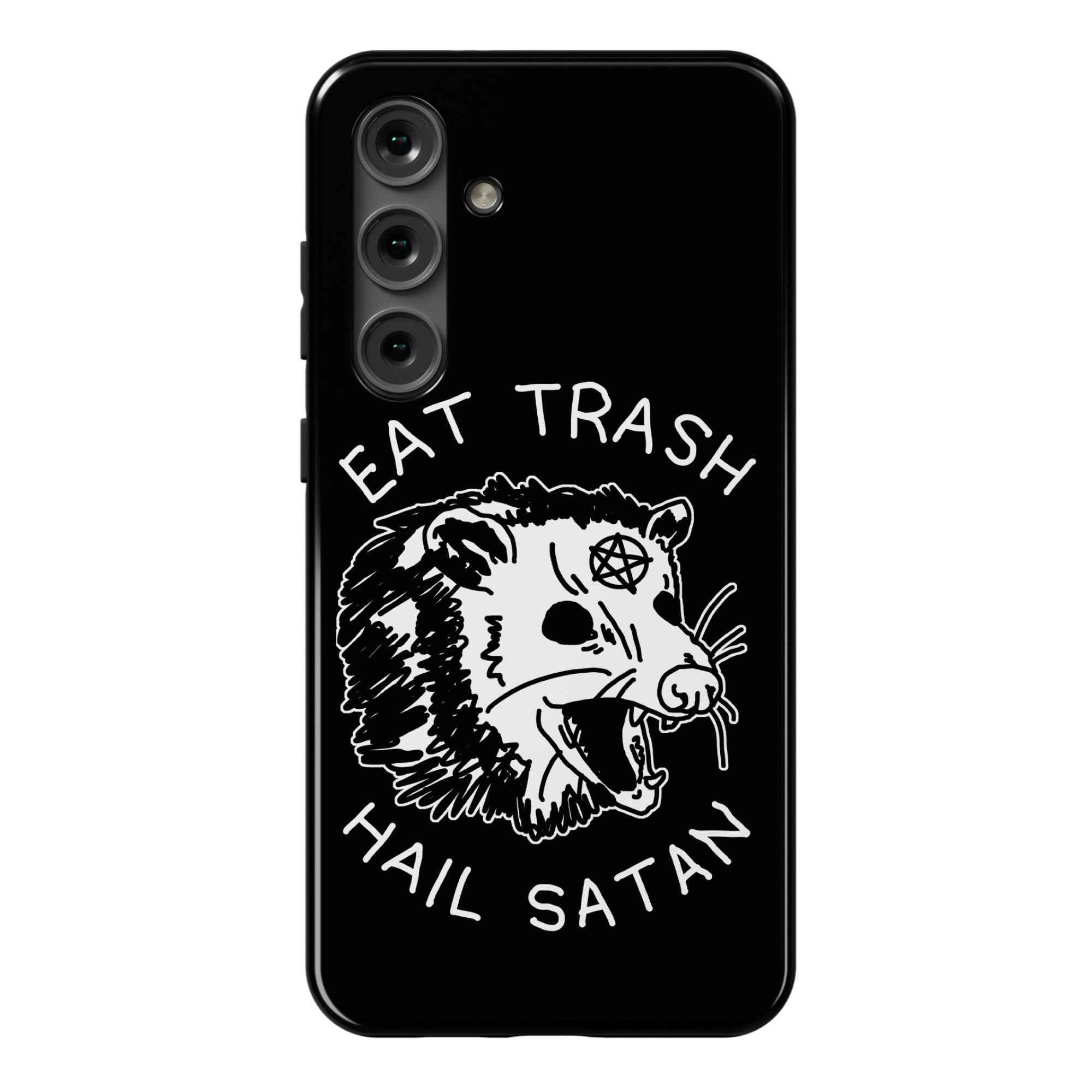 Eat Trash Hail Satan Possum Phone Case