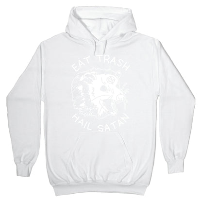 Eat Trash Hail Satan Possum Hoodie