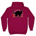 Feral Girl Fall Black Cat Hoodie