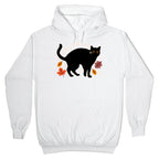 Feral Girl Fall Black Cat Hoodie