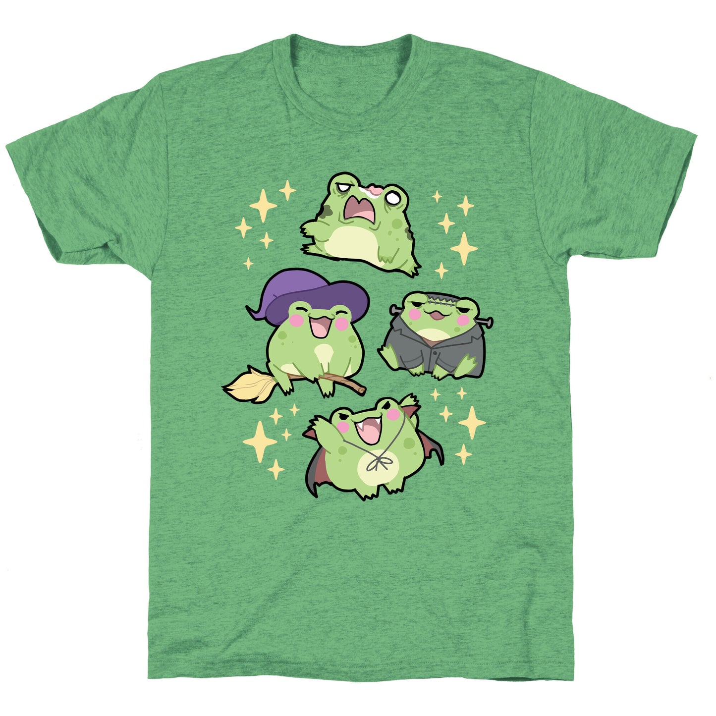 Halloween Frogs Unisex Triblend Tee
