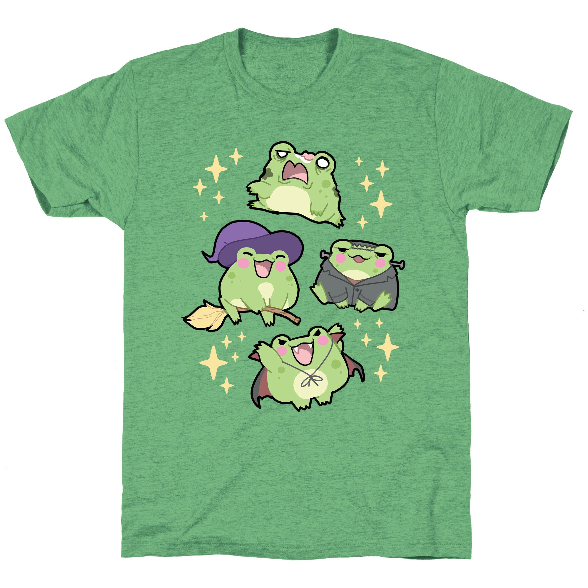 Halloween Frogs Unisex Triblend Tee