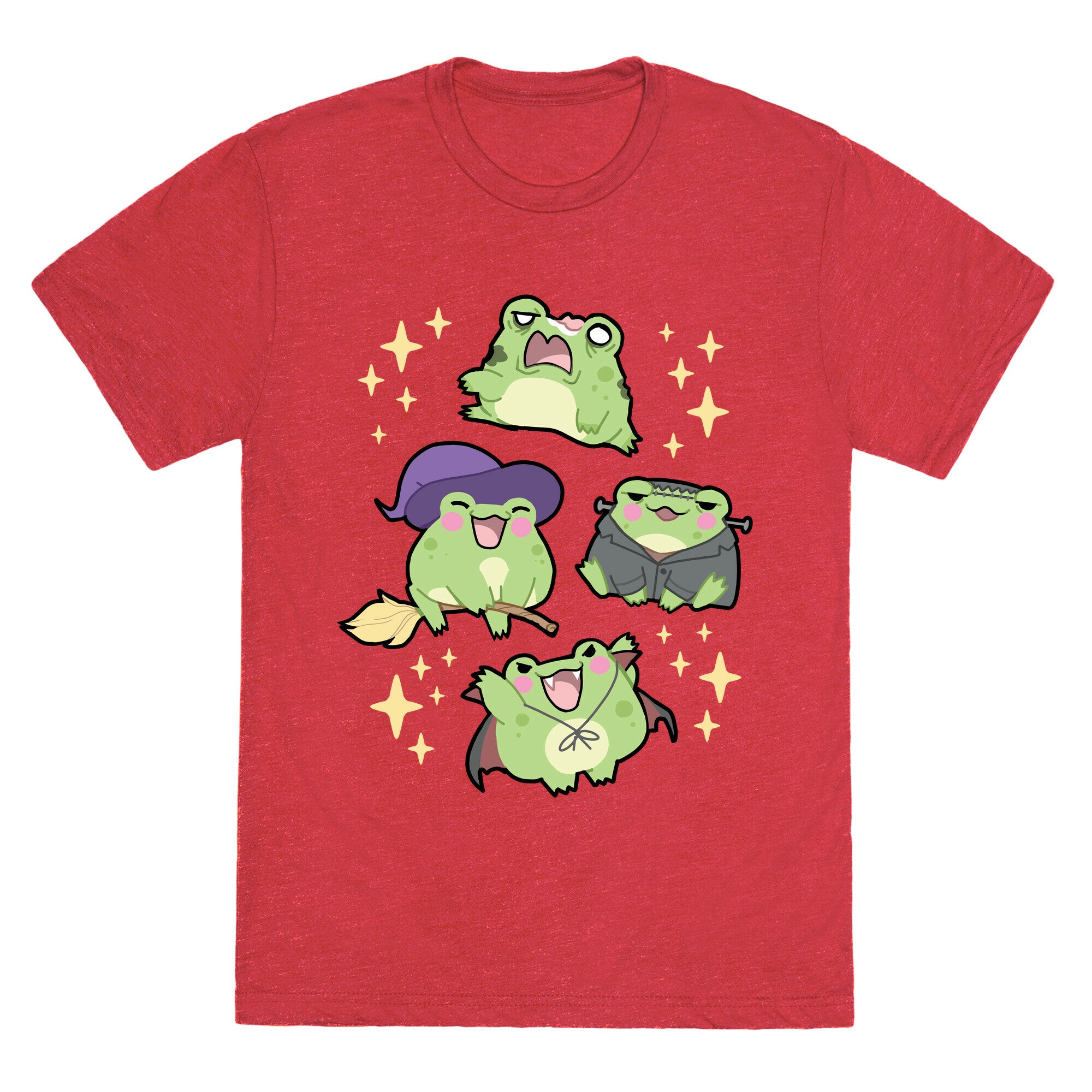Halloween Frogs Unisex Triblend Tee