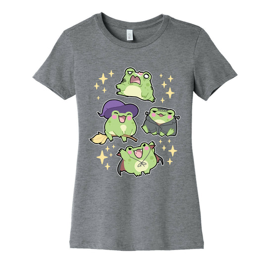 Halloween Frogs Women's Cotton Tee