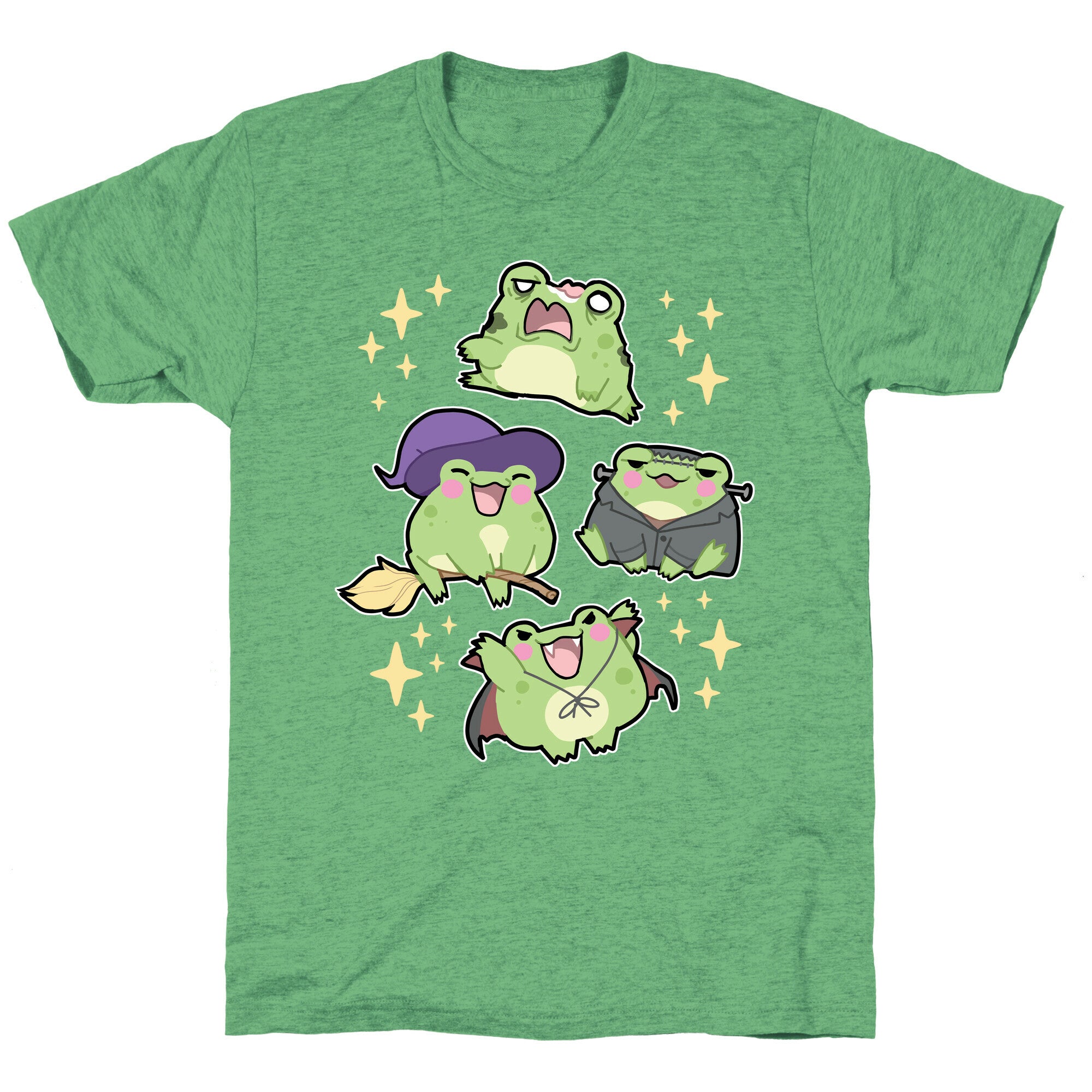 Halloween Frogs Unisex Triblend Tee