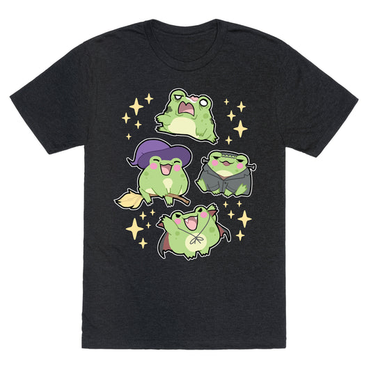Halloween Frogs Unisex Triblend Tee