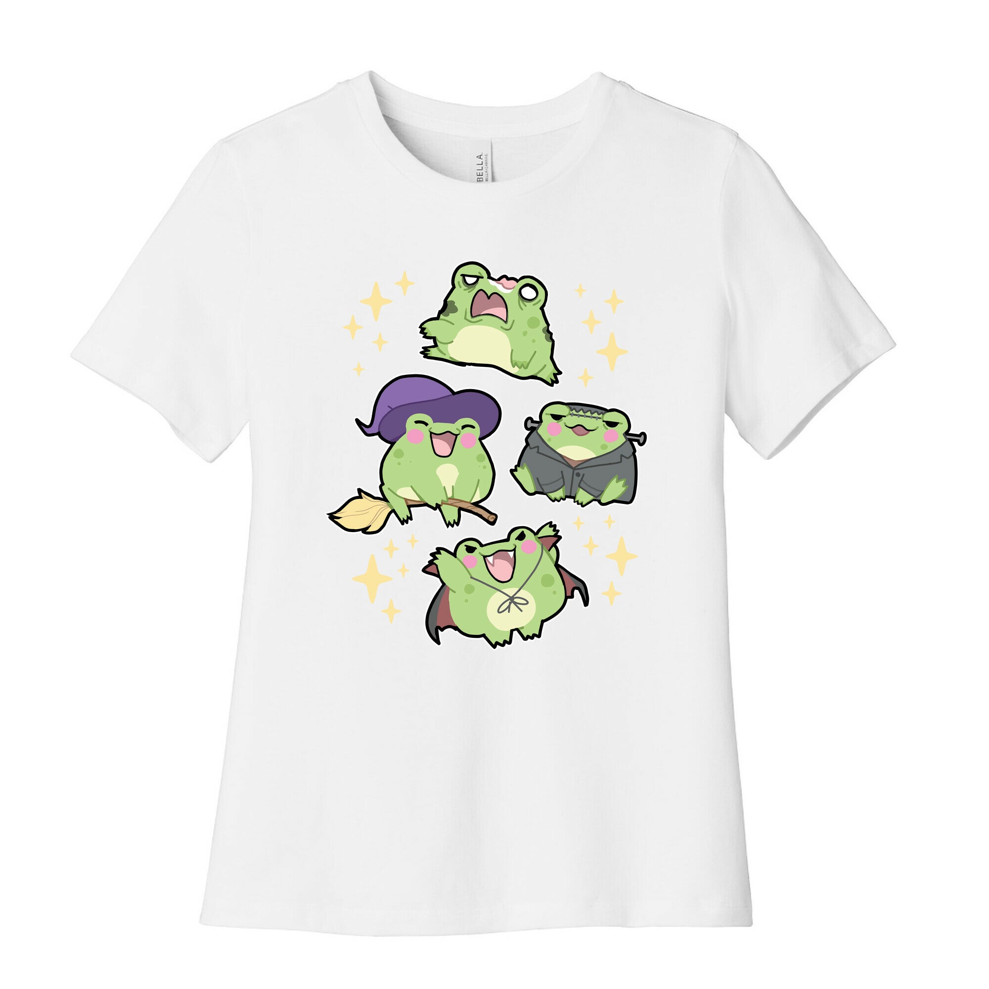 Halloween Frogs Women's Cotton Tee