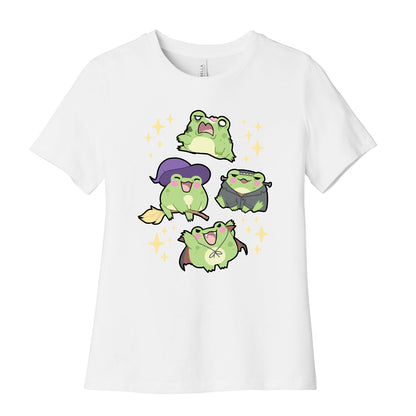 Halloween Frogs Women's Cotton Tee