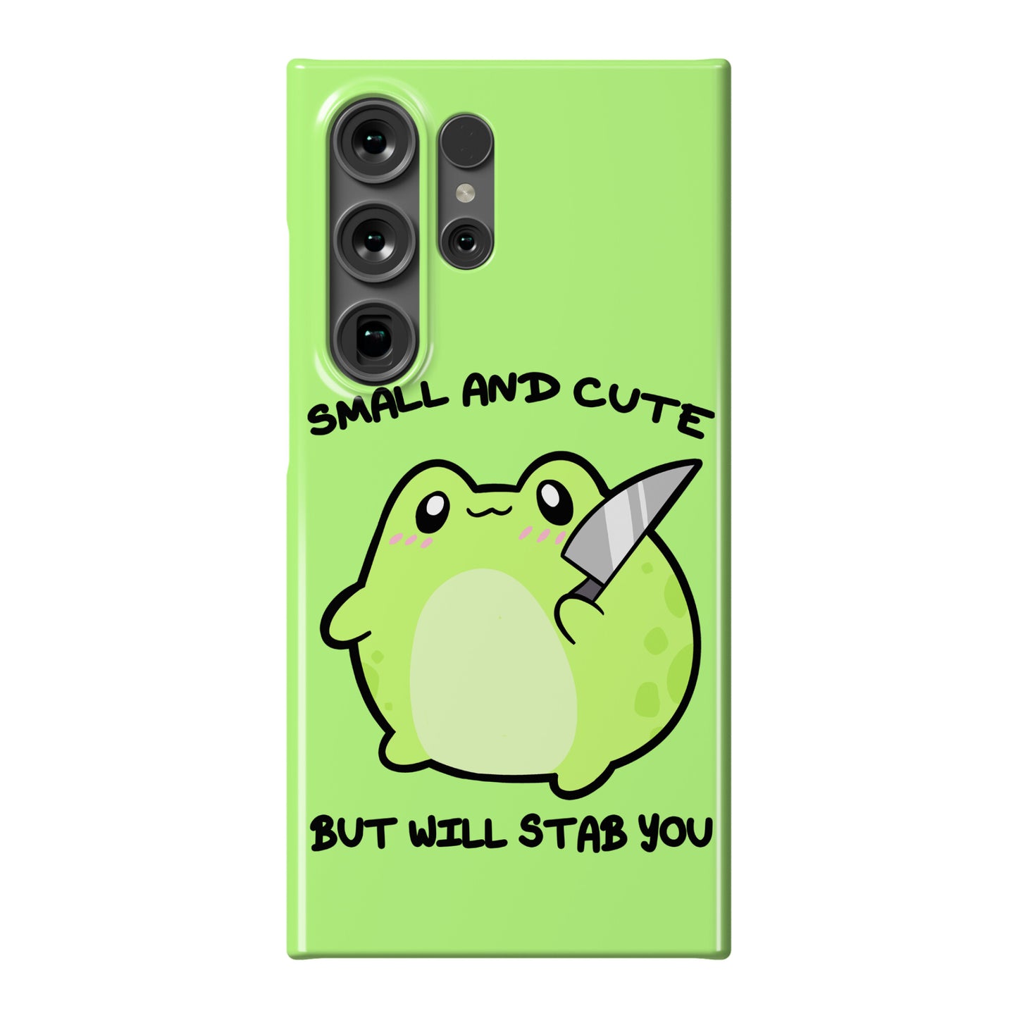 Small And Cute But Will Stab You Froggie Phone Case