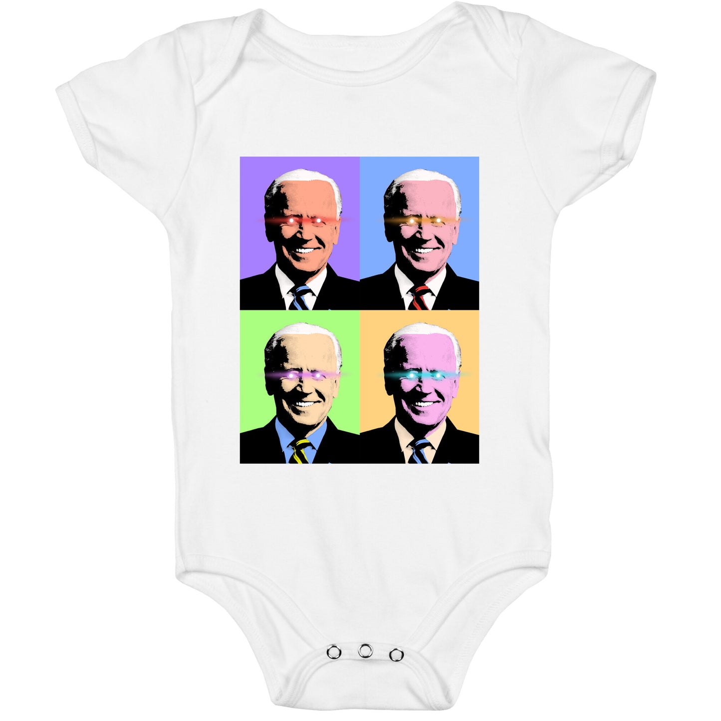 Dark Brandon Pop Art Baby One Piece