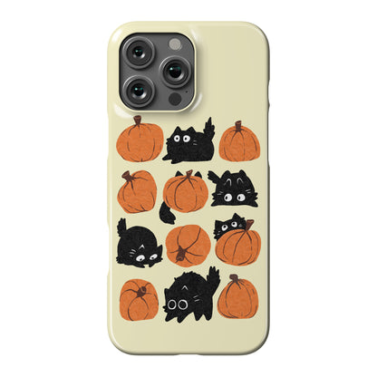 Pumpkin Cats Phone Case