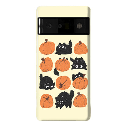 Pumpkin Cats Phone Case