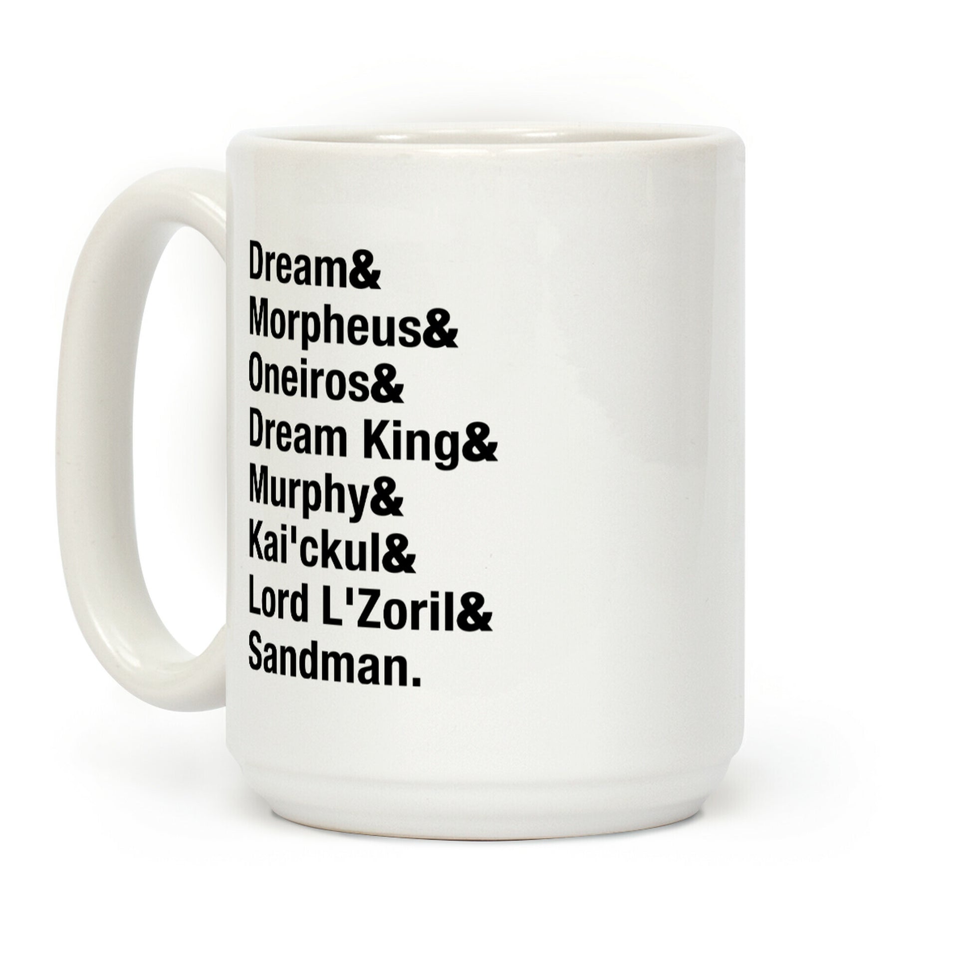 Sandman Name List Coffee Mug