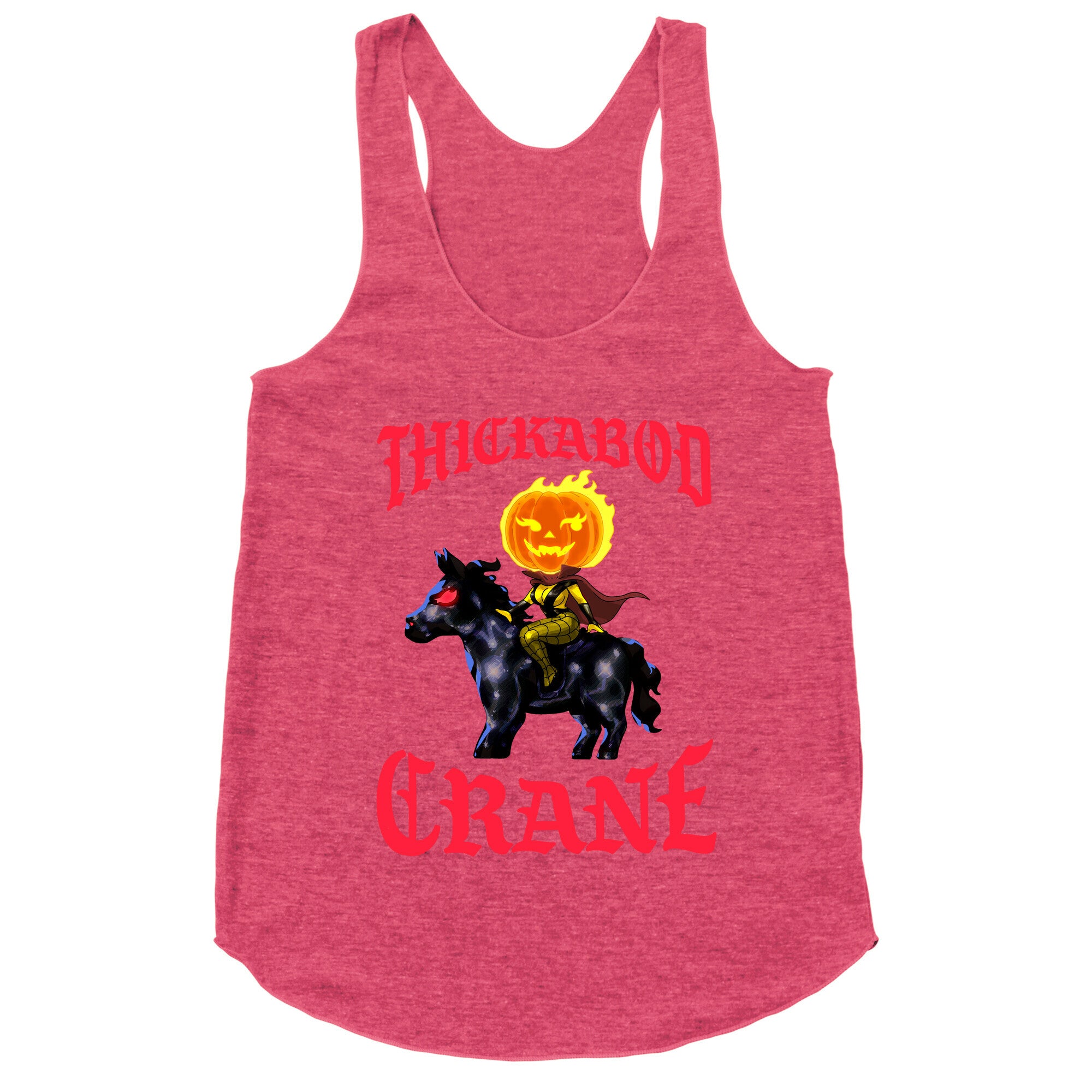 Thickabod Crane (Renaissance Parody) Racerback Tank
