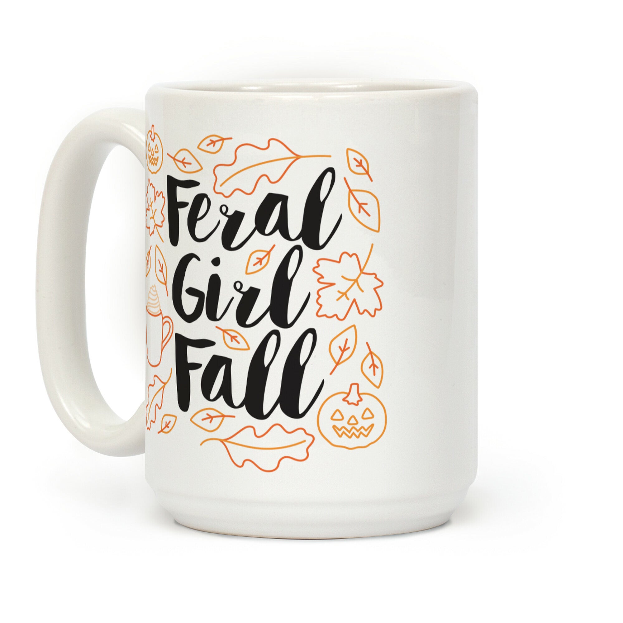 Basic Feral Girl Fall Coffee Mug