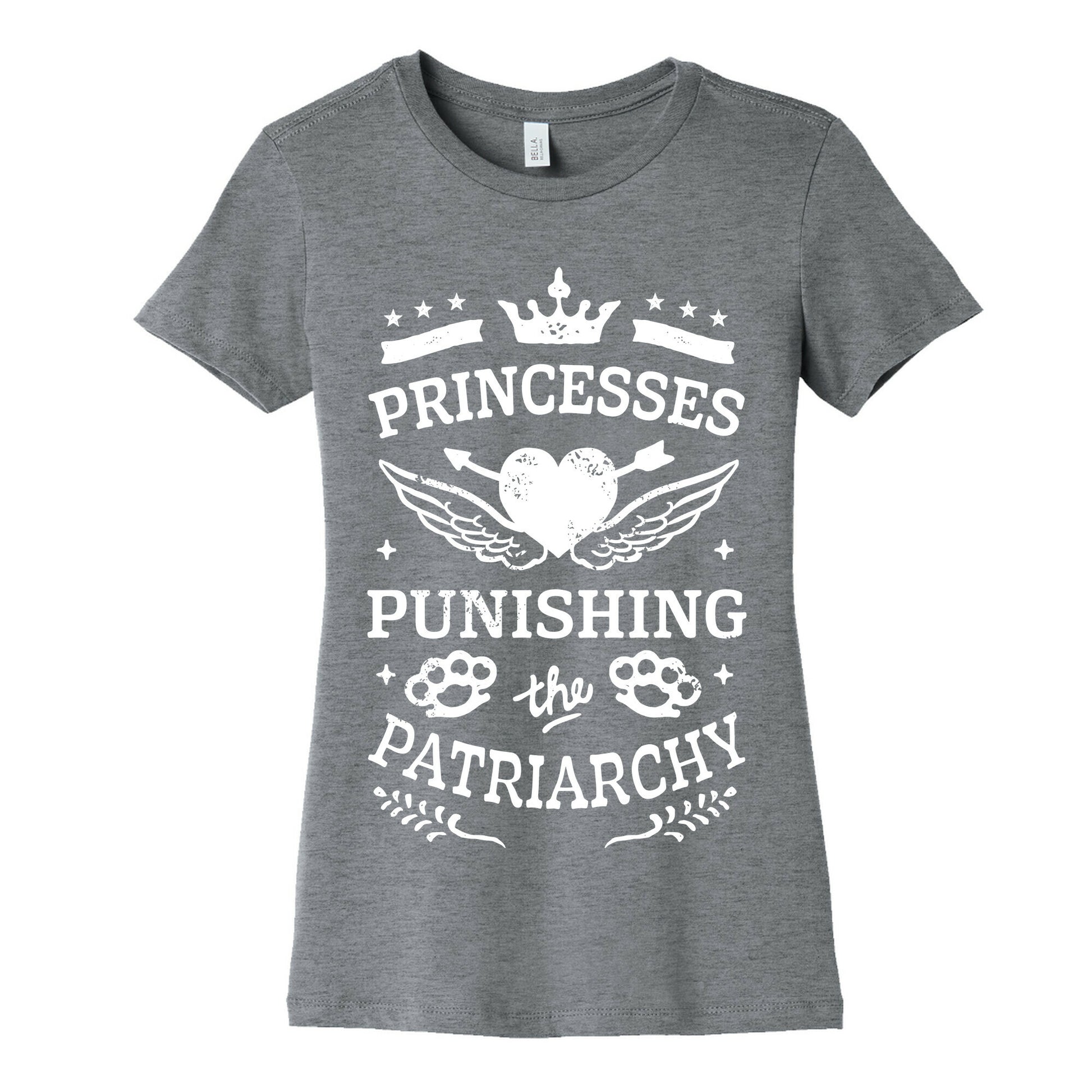 Princesses Punishing The Patriarchy Women's Cotton Tee