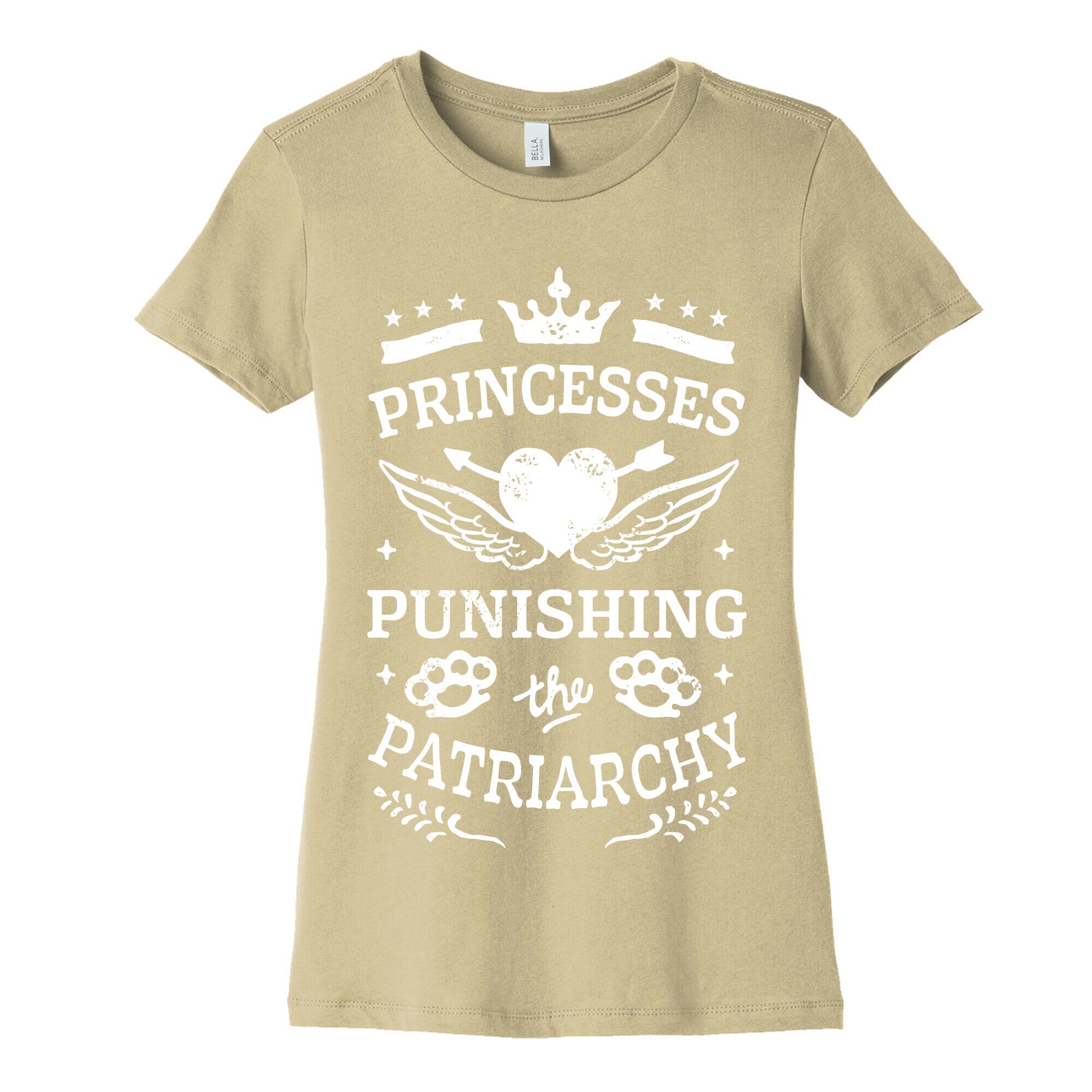 Princesses Punishing The Patriarchy Women's Cotton Tee