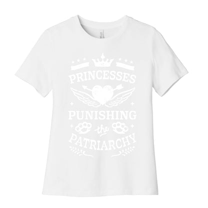 Princesses Punishing The Patriarchy Women's Cotton Tee