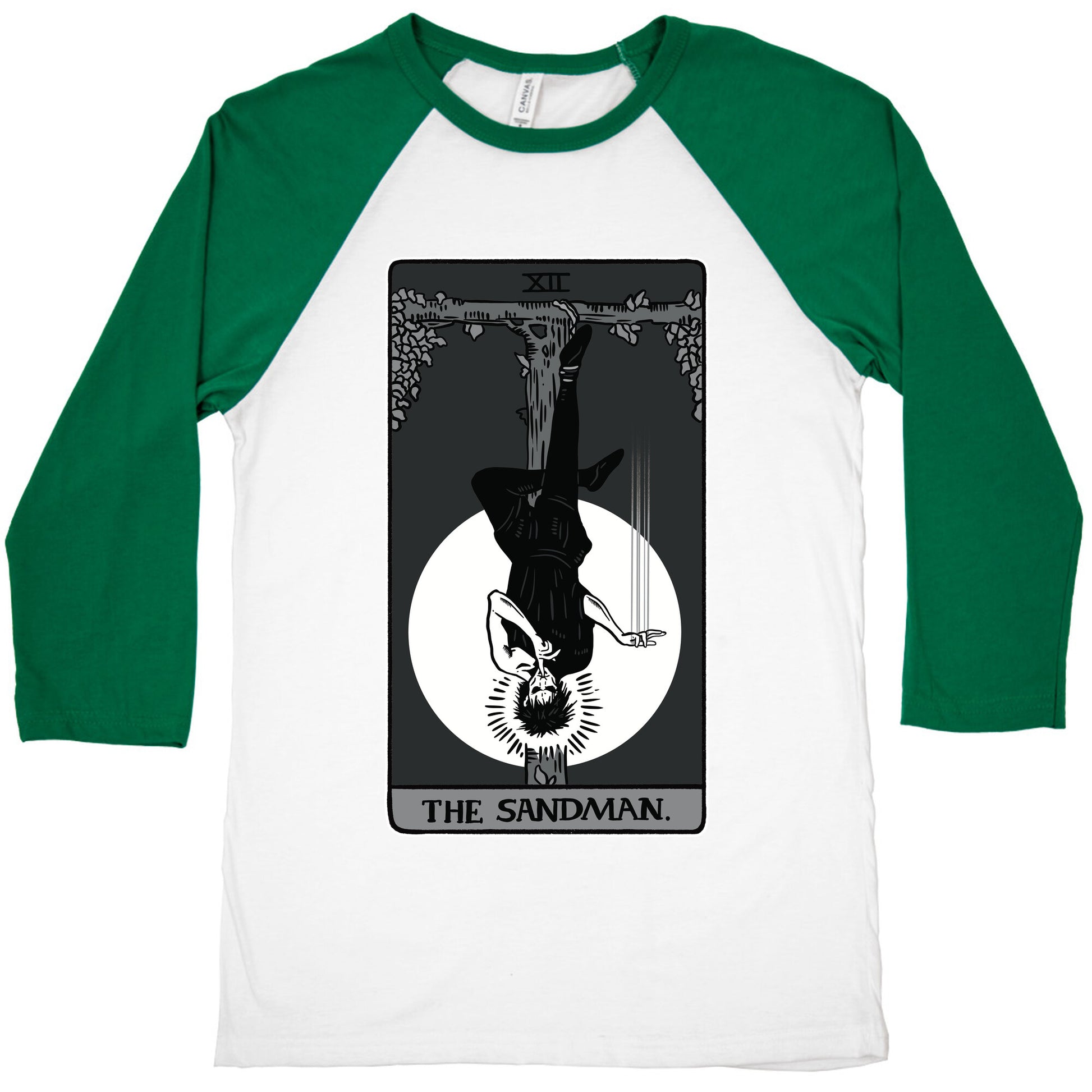The Sandman Tarot Card Baseball Tee