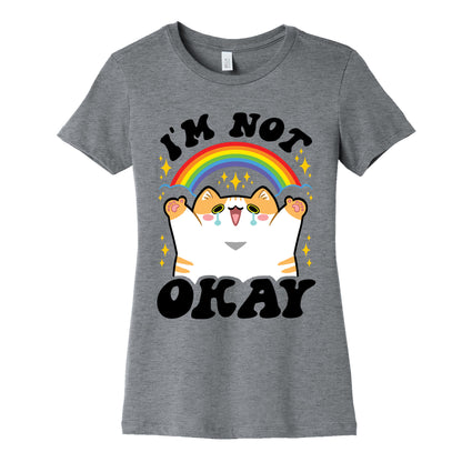 I'm Not Okay Women's Cotton Tee