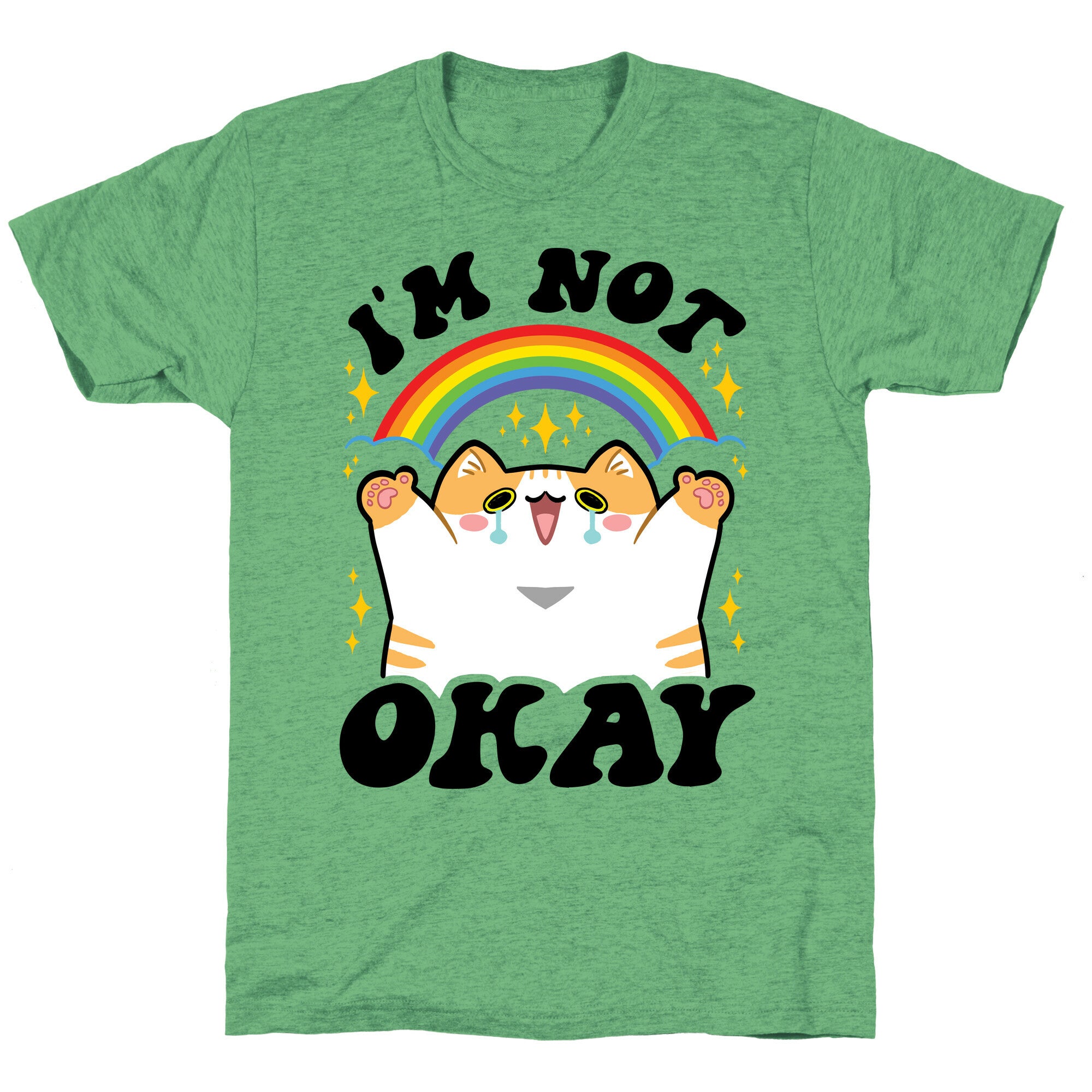 I'm Not Okay Unisex Triblend Tee