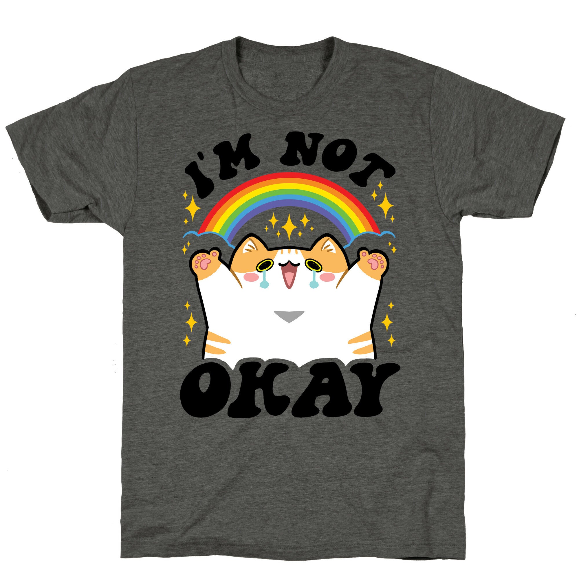I'm Not Okay Unisex Triblend Tee